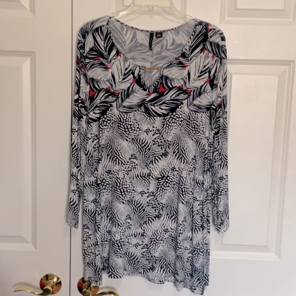 New Directions Navy/Red Tunic